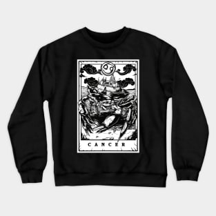 Cancer Zodiac Tarot Crewneck Sweatshirt